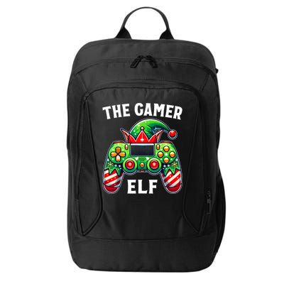 Christmas The Gamer Elf Video Gaming City Backpack