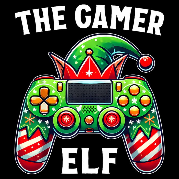Christmas The Gamer Elf Video Gaming City Backpack