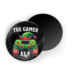 Christmas The Gamer Elf Video Gaming Magnet