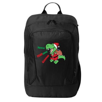 Christmas Trex Gift Have A Roarsome Christmas Gift City Backpack