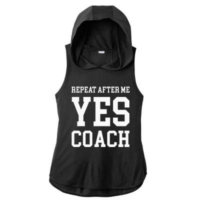 Coach ThankYou Gift YES COACH Ladies PosiCharge Tri-Blend Wicking Draft Hoodie Tank