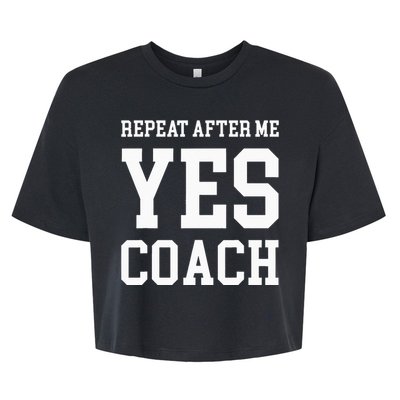 Coach ThankYou Gift YES COACH Bella+Canvas Jersey Crop Tee