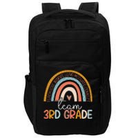 Cute Third Grade Teacher Boho Rainbow Team 3rd Grade Impact Tech Backpack