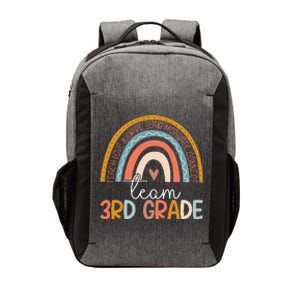 Cute Third Grade Teacher Boho Rainbow Team 3rd Grade Vector Backpack