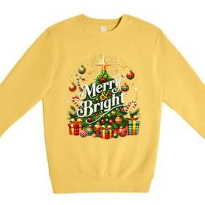 Christmas Tree & Gifts – Holiday Joy Premium Crewneck Sweatshirt