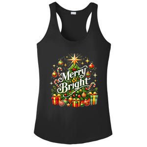 Christmas Tree & Gifts – Holiday Joy Ladies PosiCharge Competitor Racerback Tank