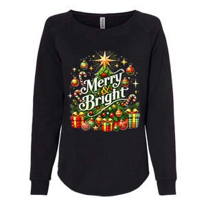 Christmas Tree & Gifts – Holiday Joy Womens California Wash Sweatshirt