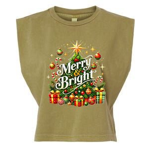 Christmas Tree & Gifts – Holiday Joy Garment-Dyed Women's Muscle Tee