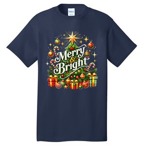 Christmas Tree & Gifts – Holiday Joy Tall T-Shirt