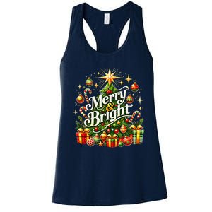 Christmas Tree & Gifts – Holiday Joy Women's Racerback Tank