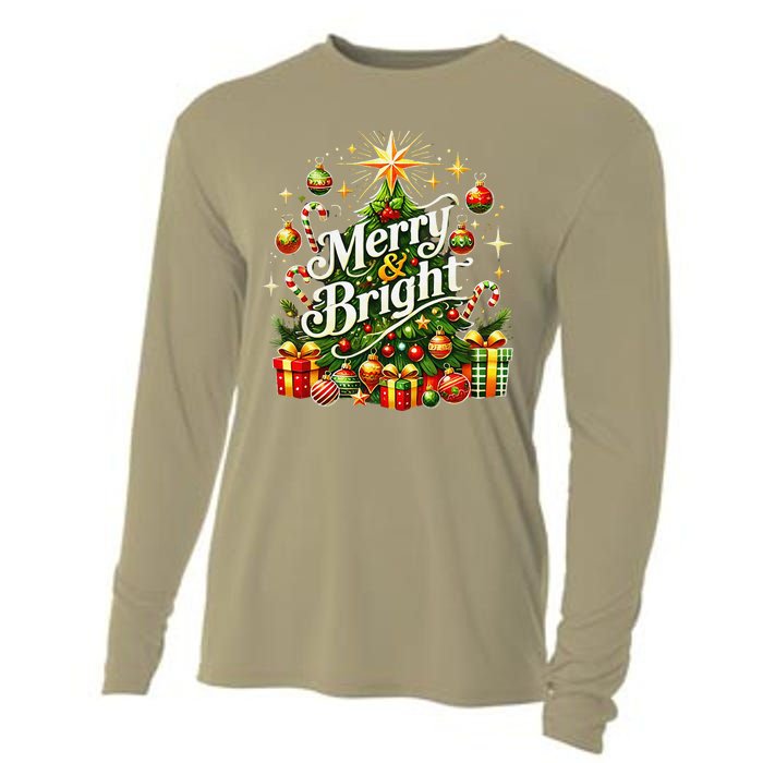 Christmas Tree & Gifts – Holiday Joy Cooling Performance Long Sleeve Crew