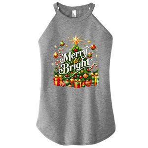 Christmas Tree & Gifts – Holiday Joy Women's Perfect Tri Rocker Tank