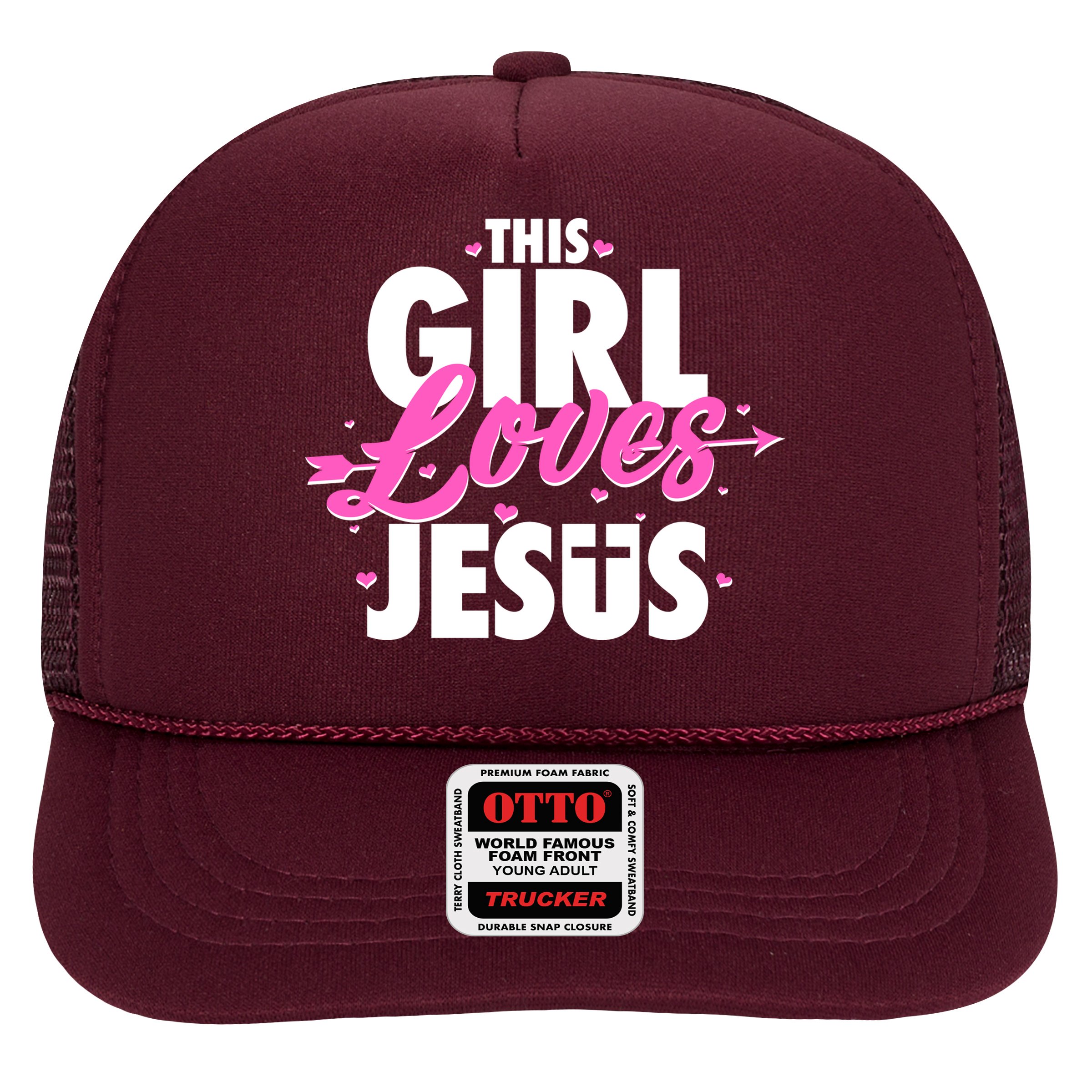 Cute This Girl Loves Jesus Hat