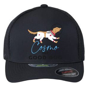 Cosmo The Good Dog Rocket Lylla Floor & Teefs Space Dog Flexfit Unipanel Trucker Cap