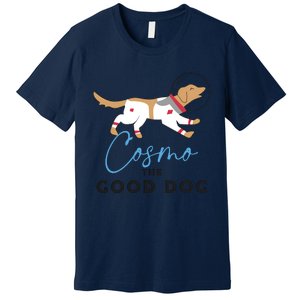 Cosmo The Good Dog Rocket Lylla Floor & Teefs Space Dog Premium T-Shirt