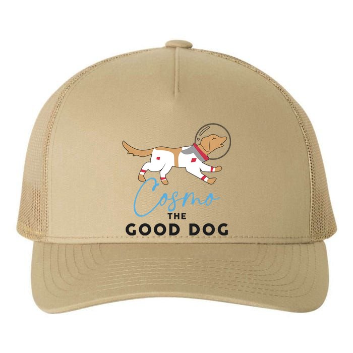 Cosmo The Good Dog Rocket Lylla Floor & Teefs Space Dog Yupoong Adult 5-Panel Trucker Hat