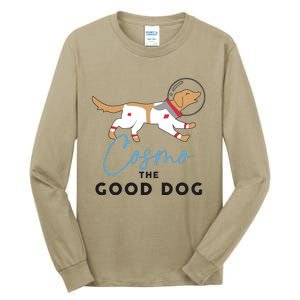 Cosmo The Good Dog Rocket Lylla Floor & Teefs Space Dog Tall Long Sleeve T-Shirt