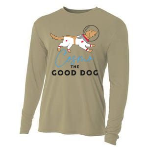 Cosmo The Good Dog Rocket Lylla Floor & Teefs Space Dog Cooling Performance Long Sleeve Crew