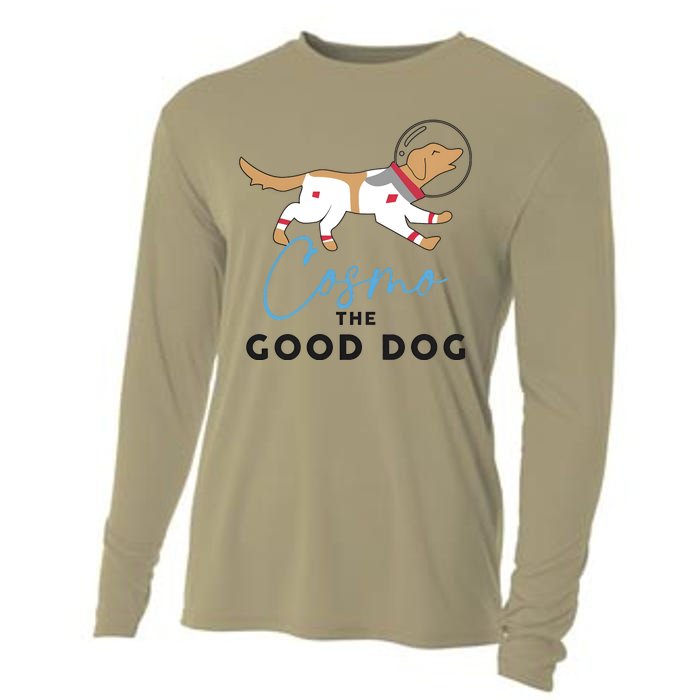 Cosmo The Good Dog Rocket Lylla Floor & Teefs Space Dog Cooling Performance Long Sleeve Crew