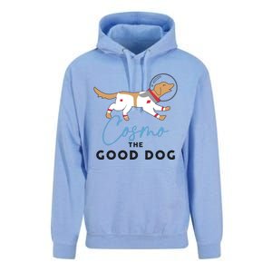 Cosmo The Good Dog Rocket Lylla Floor & Teefs Space Dog Unisex Surf Hoodie