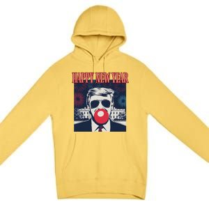 Cute Trump Happy New Year 2025 DaddyS Home Inauguration Premium Pullover Hoodie