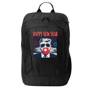 Cute Trump Happy New Year 2025 DaddyS Home Inauguration City Backpack