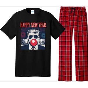 Cute Trump Happy New Year 2025 DaddyS Home Inauguration Pajama Set