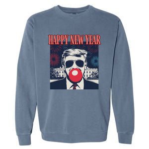 Cute Trump Happy New Year 2025 DaddyS Home Inauguration Garment-Dyed Sweatshirt