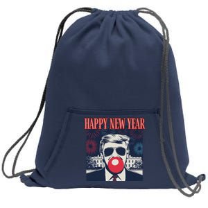 Cute Trump Happy New Year 2025 DaddyS Home Inauguration Sweatshirt Cinch Pack Bag