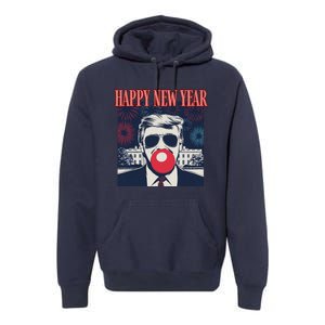 Cute Trump Happy New Year 2025 DaddyS Home Inauguration Premium Hoodie