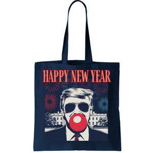 Cute Trump Happy New Year 2025 DaddyS Home Inauguration Tote Bag