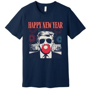 Cute Trump Happy New Year 2025 DaddyS Home Inauguration Premium T-Shirt