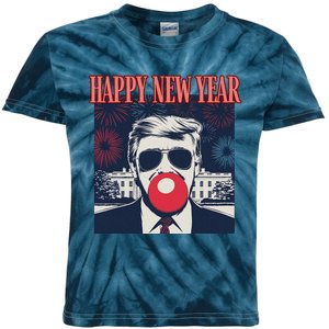 Cute Trump Happy New Year 2025 DaddyS Home Inauguration Kids Tie-Dye T-Shirt