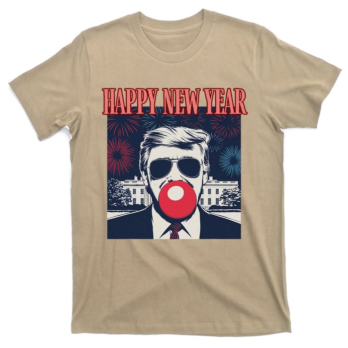 Cute Trump Happy New Year 2025 DaddyS Home Inauguration T-Shirt