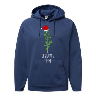 Christmas Thyme Holiday Performance Fleece Hoodie