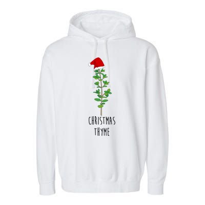 Christmas Thyme Holiday Garment-Dyed Fleece Hoodie