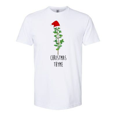 Christmas Thyme Holiday Softstyle CVC T-Shirt