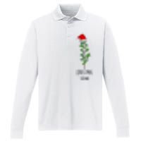 Christmas Thyme Holiday Performance Long Sleeve Polo