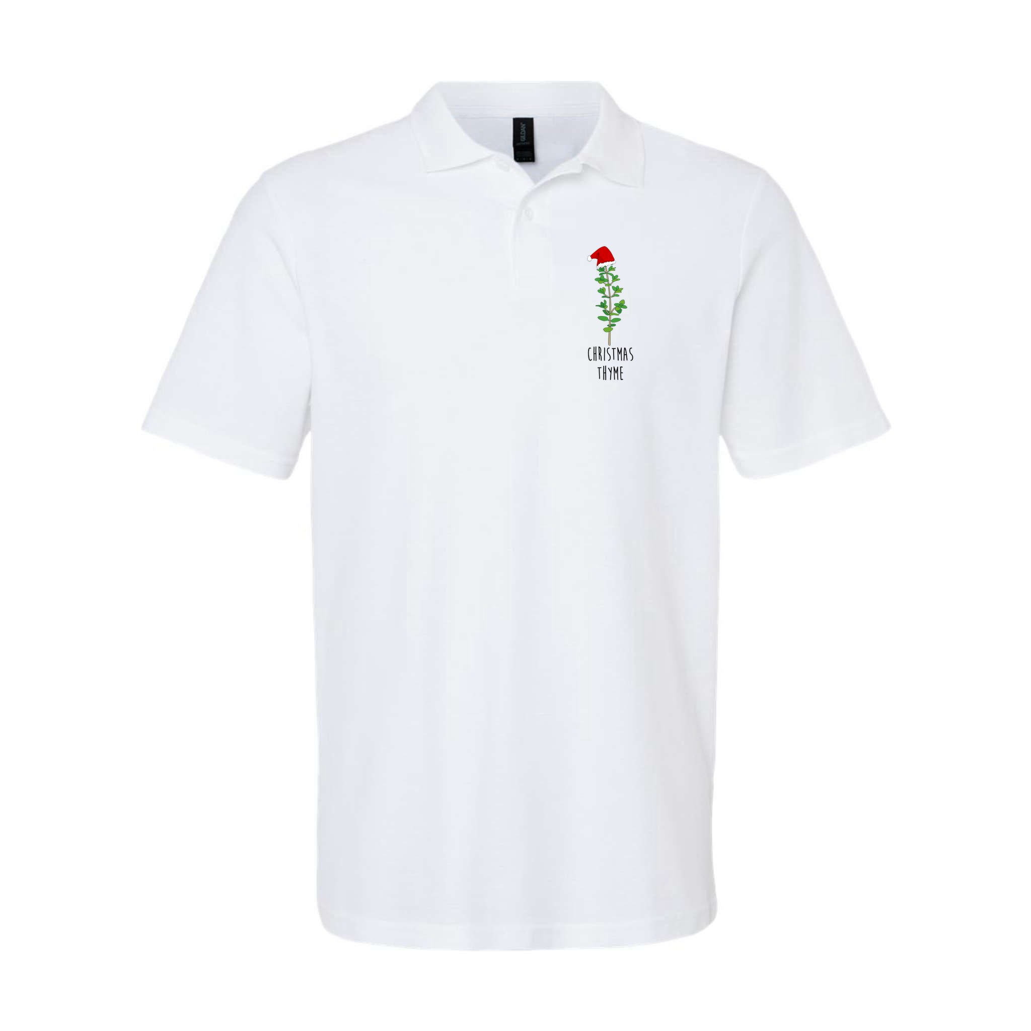 Christmas Thyme Holiday Polo