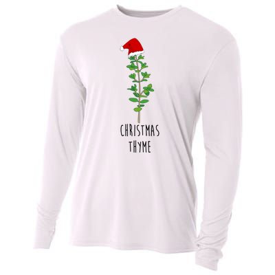 Christmas Thyme Holiday Cooling Performance Long Sleeve Crew