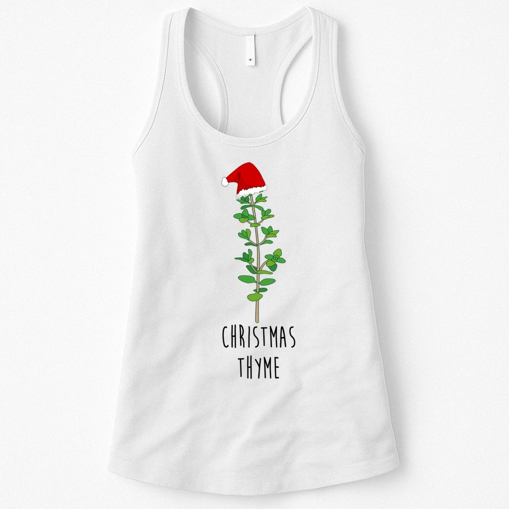 Christmas Thyme Holiday Womens Tank Top