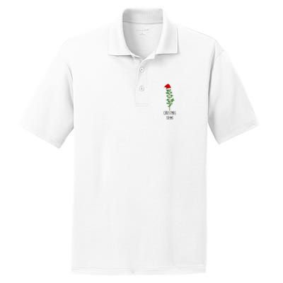 Christmas Thyme Holiday PosiCharge RacerMesh Polo