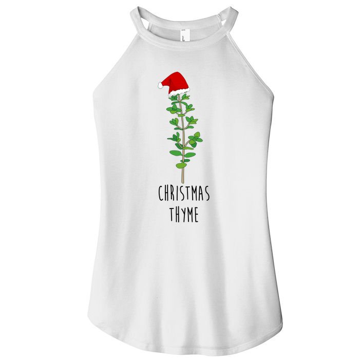 Christmas Thyme Holiday Women's Perfect Tri Rocker Tank