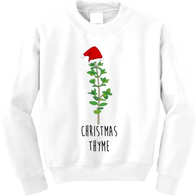 Christmas Thyme Holiday Kids Sweatshirt