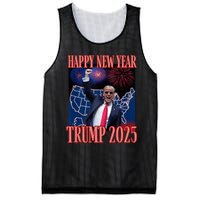 Cute Trump Happy New Year 2025 45 47 Outlaw Won Sarcasm Mesh Reversible Basketball Jersey Tank