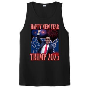 Cute Trump Happy New Year 2025 45 47 Outlaw Won Sarcasm PosiCharge Competitor Tank