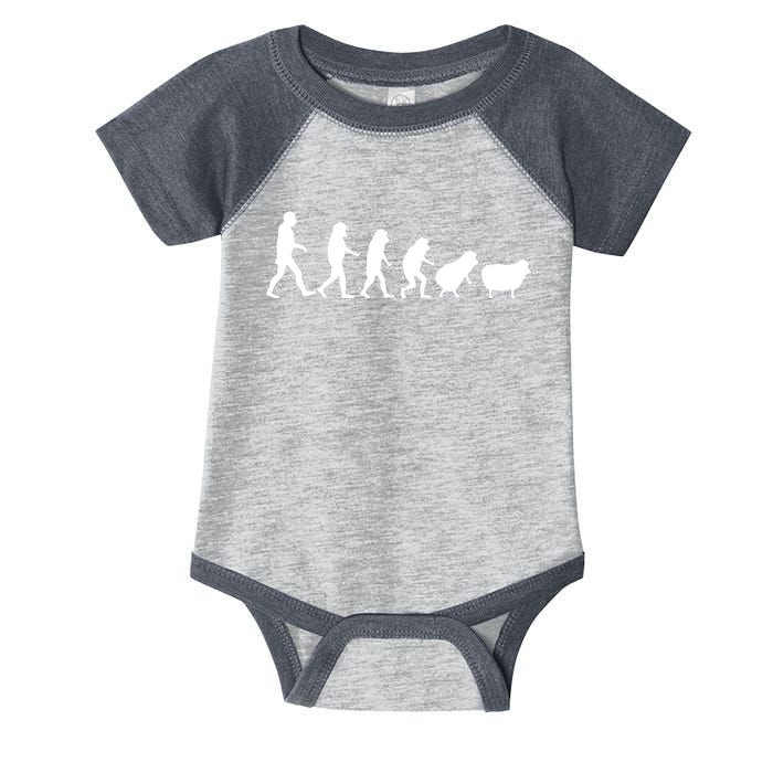 Conspiracy Theorist Human Evolution Wake Up Sheeple Sheep Infant Baby Jersey Bodysuit