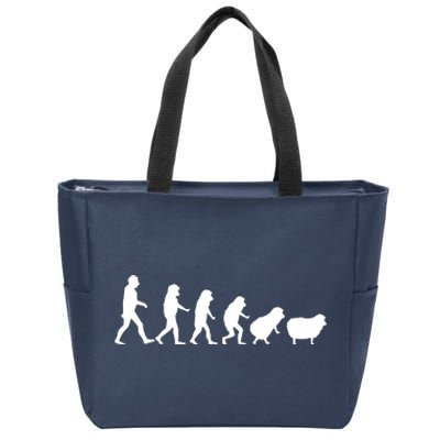 Conspiracy Theorist Human Evolution Wake Up Sheeple Sheep Zip Tote Bag