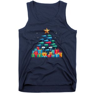 Christmas Tree Hairdryer Hairdressing Hairstylist Tank Top