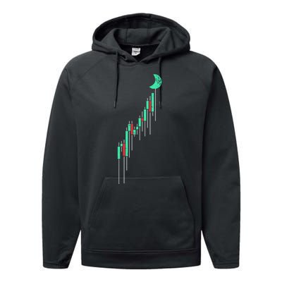 Crypto Trading Hodl Vintage Stock Performance Fleece Hoodie